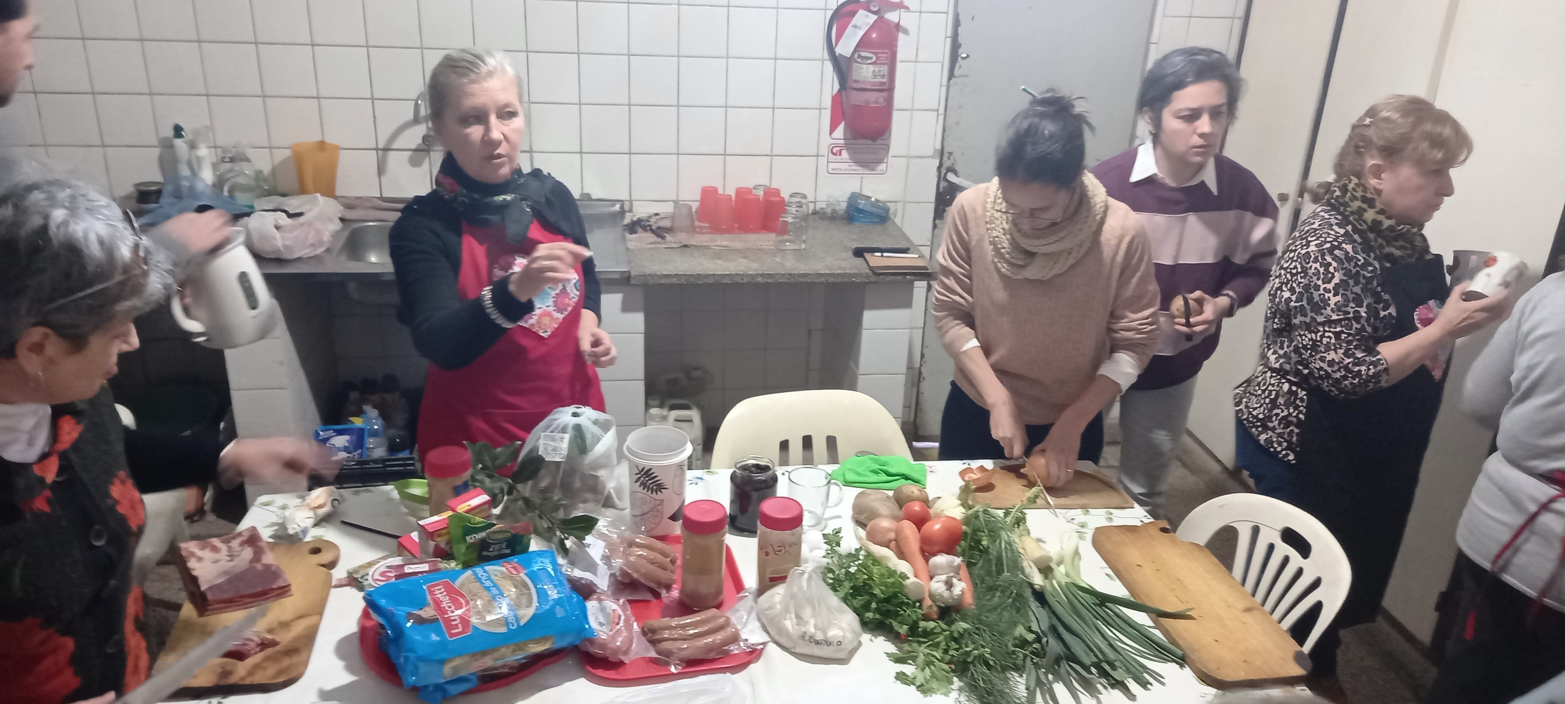 Taller de sopas en la Asociación Polaca de Córdoba